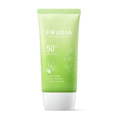 Солнцезащитный гель с зеленым виноградом себум контроль Frudia Green Grape Sebum Control Cooling Sun 50 мл.