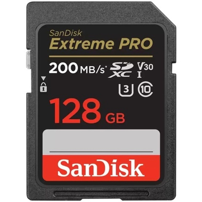 Карта памяти SanDisk SDXC Extreme PRO 128GB 200 MB/s UHS-I U3