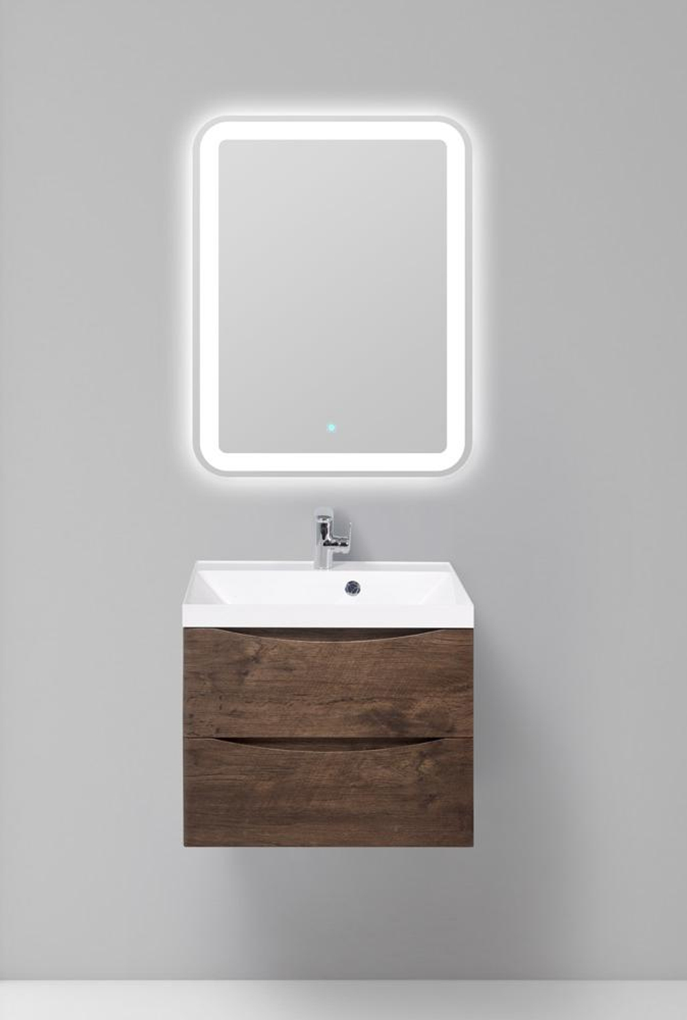 Тумба подвесная с раковиной BelBagno MARINO-700-2C-SO-RW-P