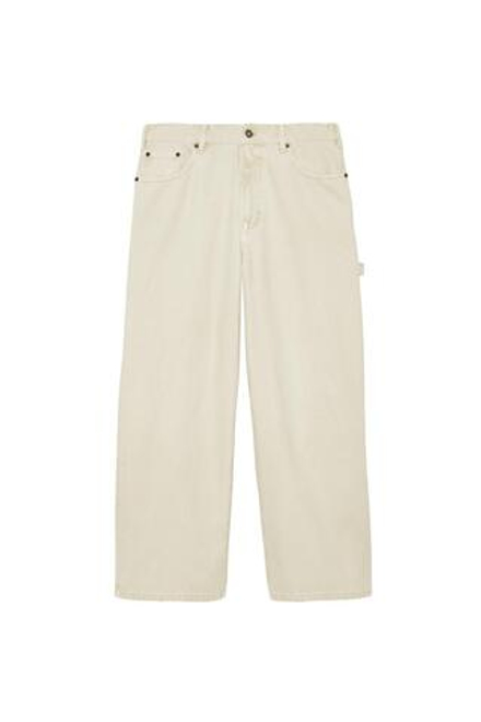 ZARA X BENITO ANTONIO БРЮКИ СВОБОДНОГО КРОЯ С КАРМАНОМ, БЕЖЕВЫЙ