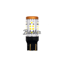 Светодиодная автомобильная LED лампа TaKiMi Special Amber W21/5W CANBUS 12V Неполярная