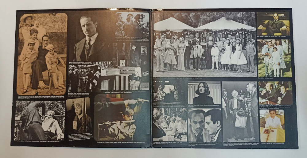 Винтажная виниловая пластинка LP Nino Rota Der Pate Teil II (The Godfather Part II) (Germany 1974)