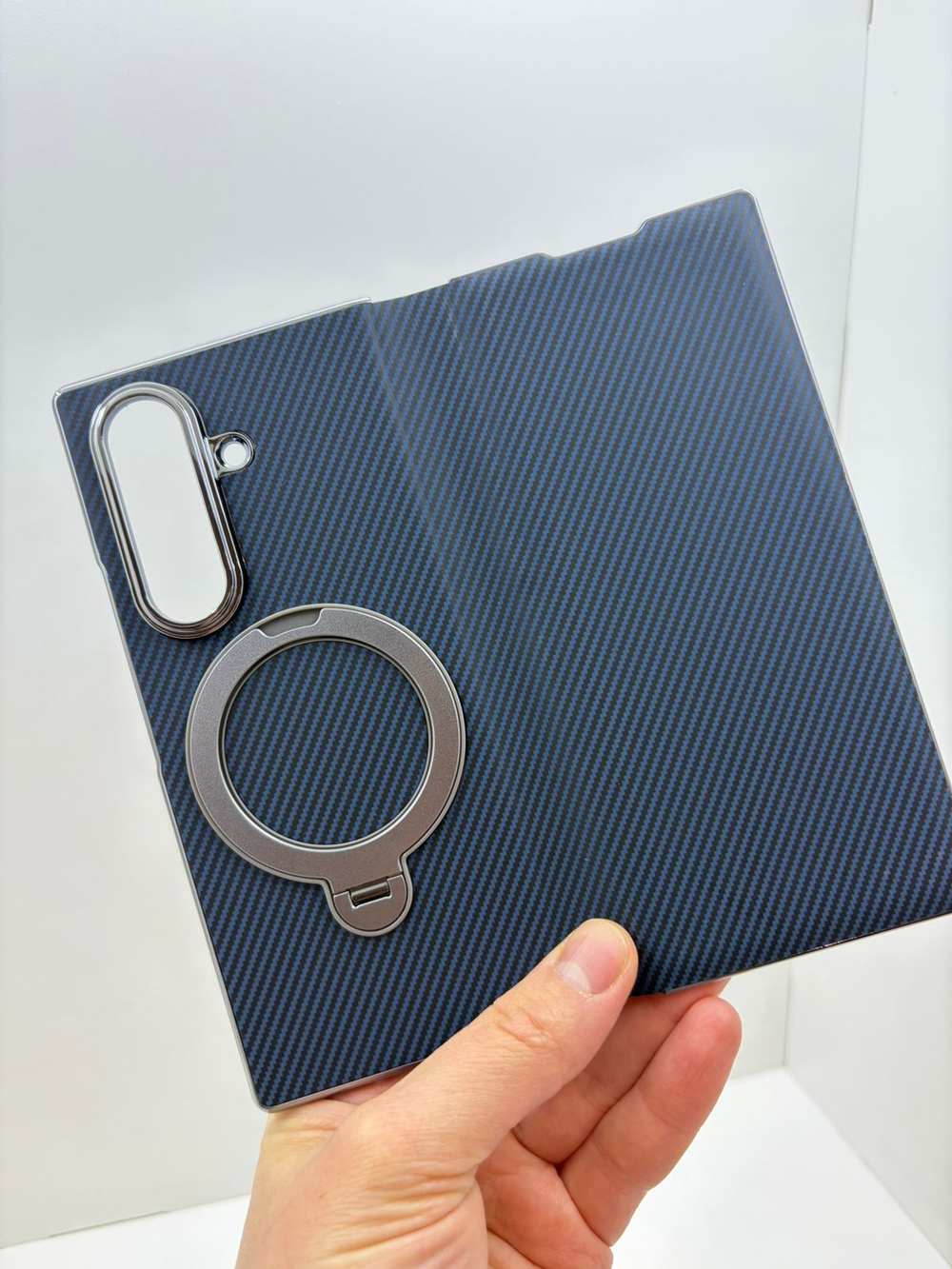 Чехол-книга POSCHE DESIGNE MagSafe и подставкой для Samsung Z FOLD 7