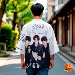 Рубашка хаори японская Stray Kids