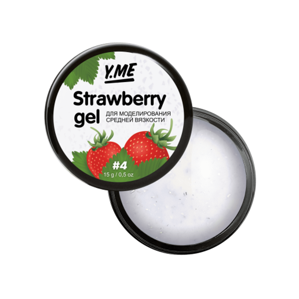 Y.me Гель Strawberry 04, 15мл