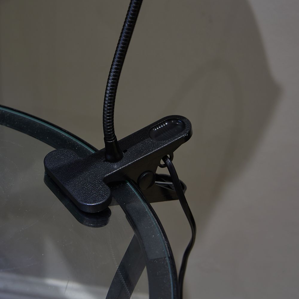 ULM-D501 4W-4000K BLUE Светильник настольный светодиодный прищепка. Механический выключатель. Синий. TM Uniel