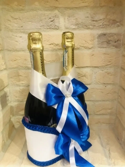 Украшение на шампанское