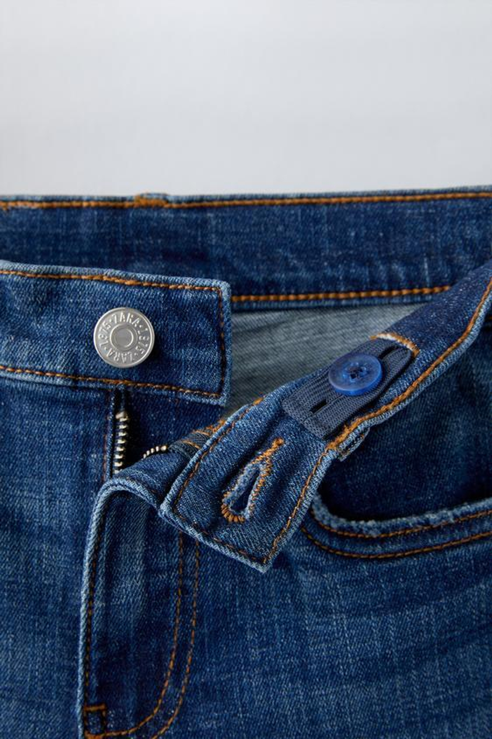 ZARA ДЖИНСЫ SKINNY FIT, СИНИЙ