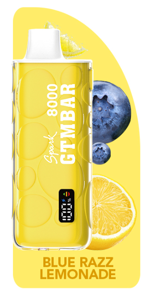 Купить Одноразовый Pod GTM Bar Spark - Blue Razz Lemonade (8000 затяжек)