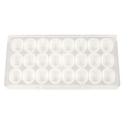 Пластиковая форма "Овал с узором" 24 ячейки 34*25*23 мм, P.L. Proff Cuisine