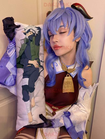 Мини дакимакура Какаши Хатаке из Наруто арт. M0409, 60х20 см