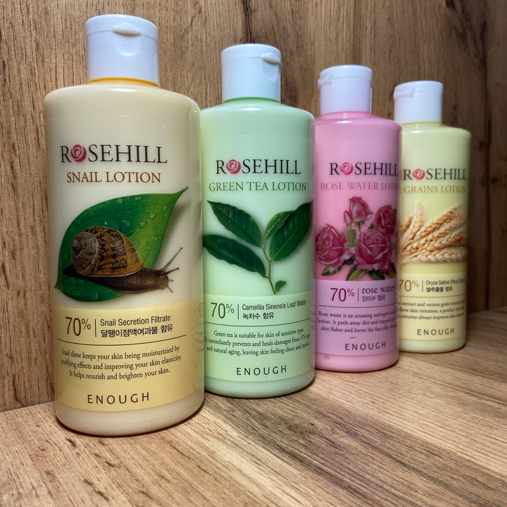 Лосьон для лица Enough Rosehill Snail Lotion с муцином улитки 300 мл