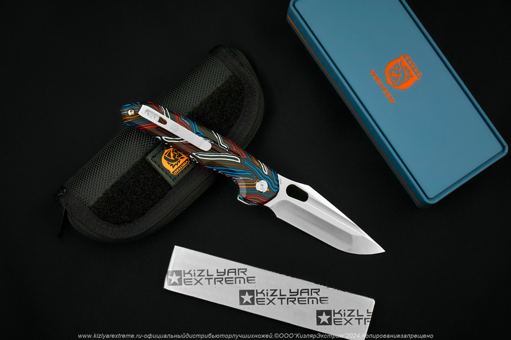 Нож Vosteed Thunderbird сталь M390 Satin рукоять Magpie G10