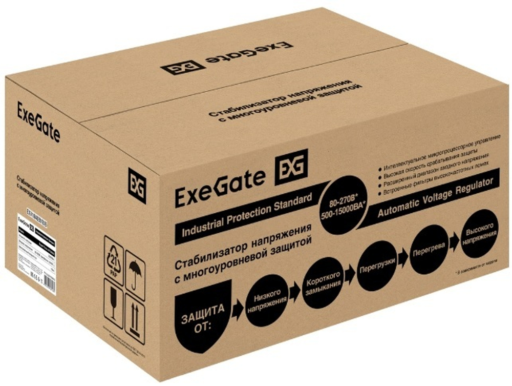 Стабилизатор напряжения Exegate Expert Turbo AST-20000