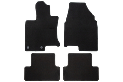 Коврики в салон для NISSAN Qashqai 2006-2010, 2010-2013, кроссовер, 4 шт. (текстиль) KLEVER01363701200K
