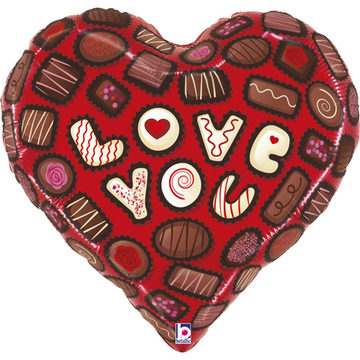 Сердце "Шоколадные конфеты для тебя"