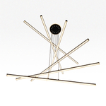 Citilux Trent CL203761 LED Люстра подвесная с пультом Чёрная