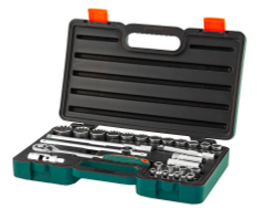 S68H4127S Набор головок торцевых 1/2"DR Super Tech, 27 предметов