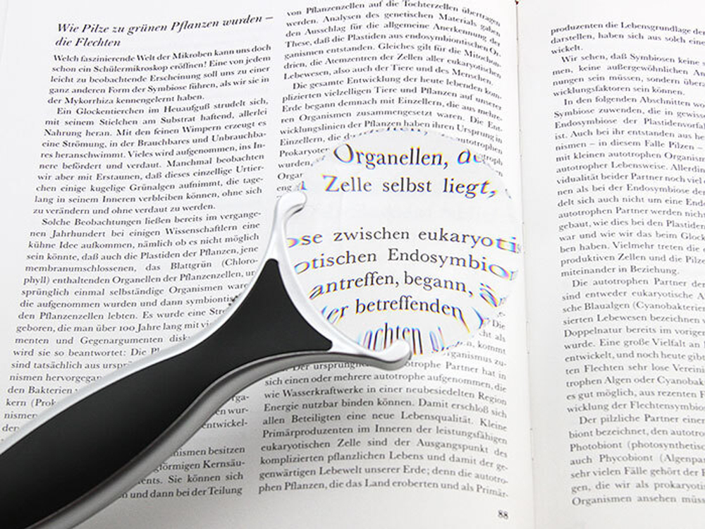 Лупа на ручке Veber 3х, 75 мм, с подсветкой (789-75) - фото 3