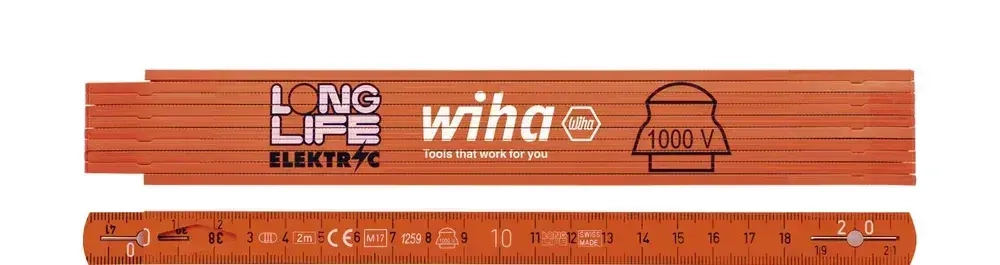 Wiha Складной метр, Пластик