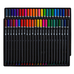 Карандаши цветные, Basir, деревянные, чёрный корпус, цветная упаковка, 48 шт