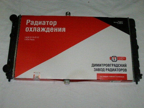 Радиатор основ. алюм. /2110-12/ карб. (ОАТ)