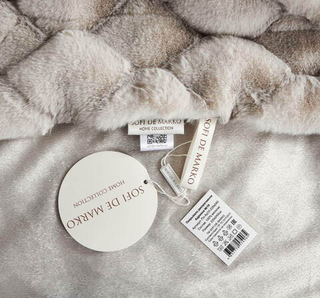 Покрывало 220x240 Sofi De MarkO Адриана №10 серое