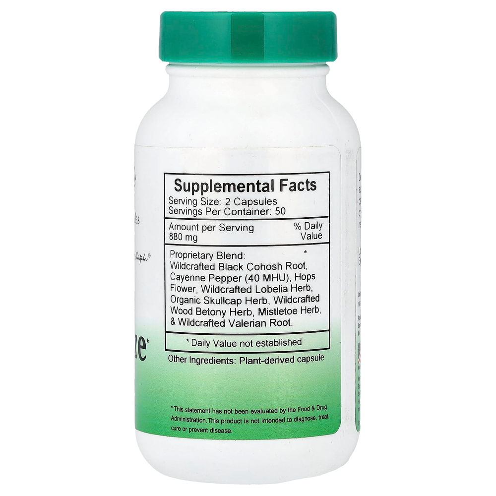 Christopher's Original Formulas, Relax-Eze, 100 вегетарианских капсул