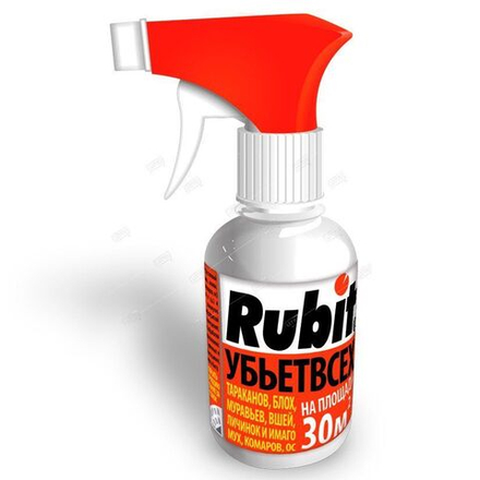 Спрей Убьет Всех от летающих и ползающих вредителей Rubit 200мл