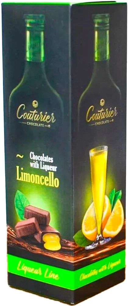 Шоколад Ликер Лайн Шоколадные Конфеты с Лимончелло / Liqueur Line Limochello 105г