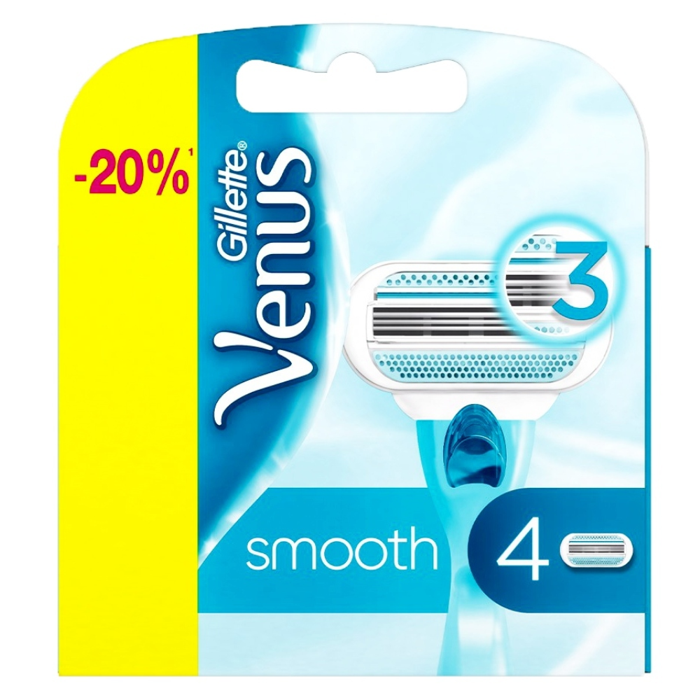 Сменные касеты Gillette Venus 4 шт