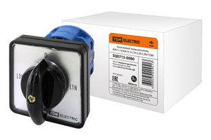 Переключатель кулачковый  SQ0715-0080  КПУ11-10/68  поз. 0-L1N-L2N-L3N  TDM