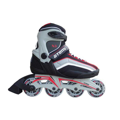 X5 man ролик коньки, красный/чер/сер, Alu, Abec5, 80mm PU, Размер, 40