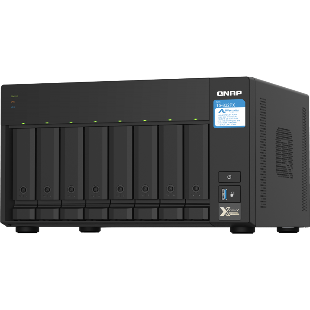 Сетевое хранилище (NAS) QNAP TS-832PX-4G