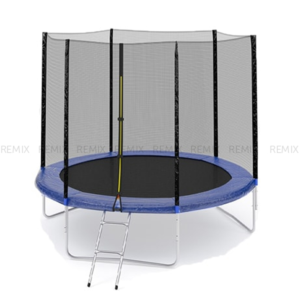 Батут 12ft окружность 244см, высота 366см, до 400кг, лестница