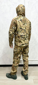 Тактический камуфляжный костюм softshell
