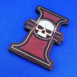 Патч цветной Инквизиция Империума фигурный с липучкой, Inquisition Warhammer 40k