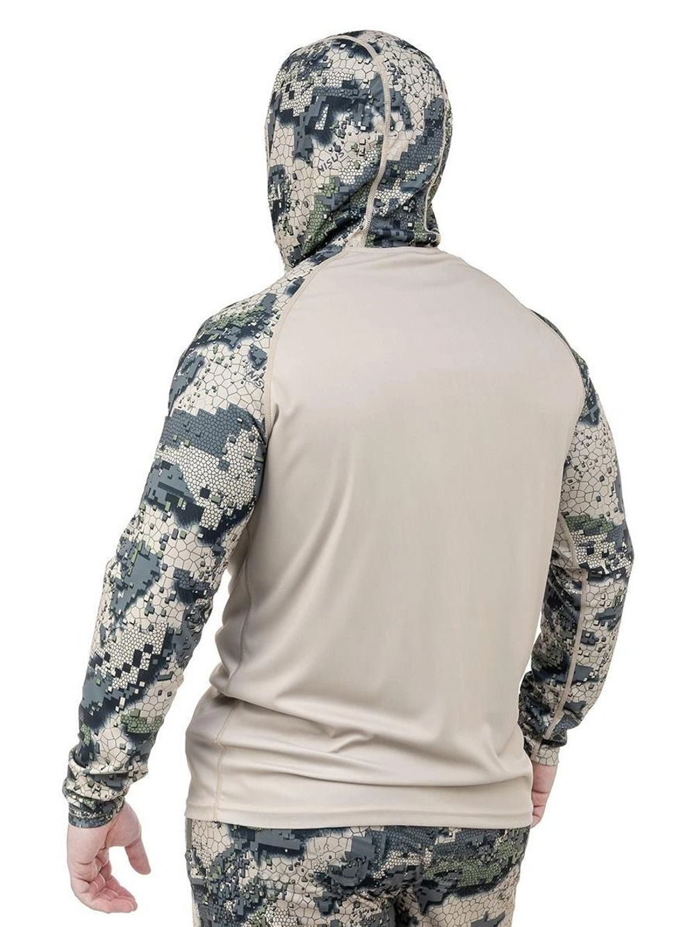 Лонгслив Nisus Bastion с капюшоном, серый спектр, XL