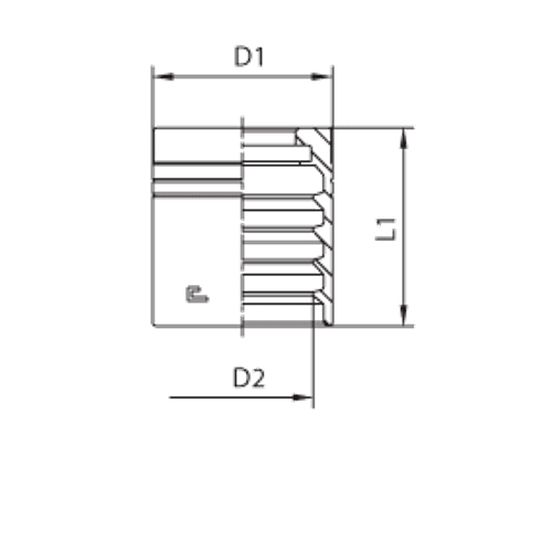Муфта DN 38 2SN