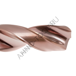 Сверло 18.0мм монолитное твердосплавное 3D с подводом СОЖ. SP-X801031800 VHM AHNO