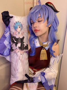 Мини дакимакура Рем из Re:Zero. Жизнь с нуля в альтернативном мире арт. M0117, 60х20 см