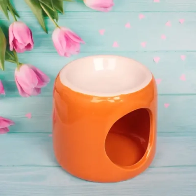 Аромалампа «Радужные мгновения» 8,5*8,5см цвет оранжевый