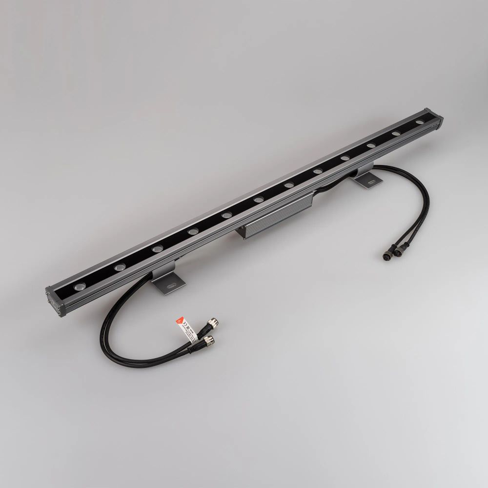 Светодиодный прожектор AR-LINE-1000L-48W-24V RGB-Day4000 (Grey, 15x45 deg, DMX512) (Arlight, Закрытый) 027282