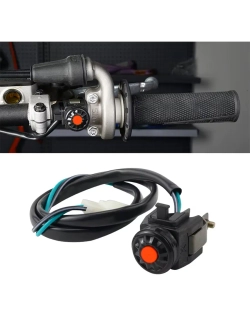 -+ Кнопка выключения двигателя для мотоцикла круглая красная