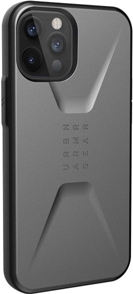 Чехол Uag Civilian для iPhone 12/12 Pro 6.1" серебро (Silver)