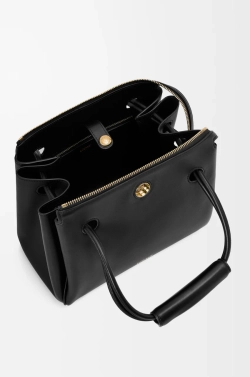 Loewe Маленькая сумка Madrid из мягкой телячьей кожи, черный