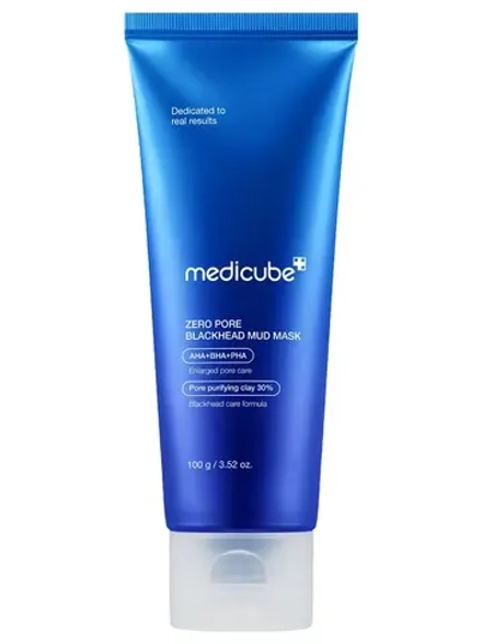 Medicube Глиняная маска с комплексом кислот для глубокого очищения пор Zero Pore Blackhead Mud Mask 100 гр