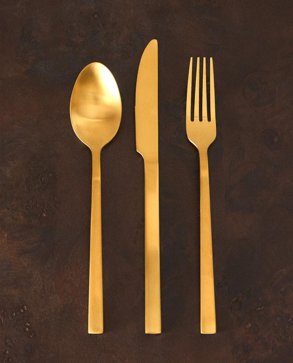 ZARA HOME НАБОР СТОЛОВЫХ ПРИБОРОВ( 4 ШТ.), ЗОЛОТОЙ