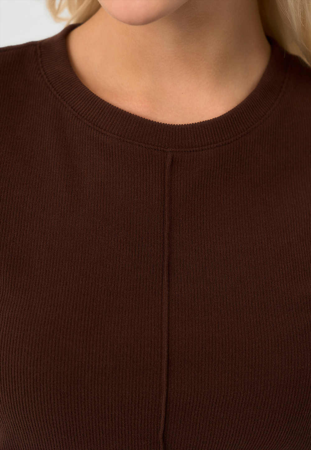 Платье трапеция коричневое