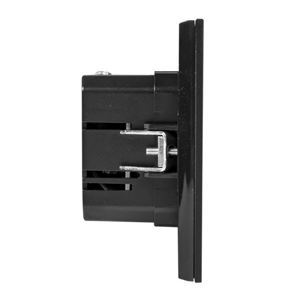 Стокгольм Механизм Розетки USB 2-местной 2,1А винтовые клеммы черный EKF PROxima